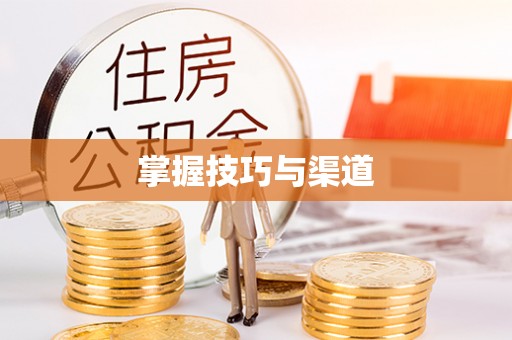 榕江掌握技巧与渠道